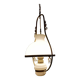 19th century white opaline pendant light