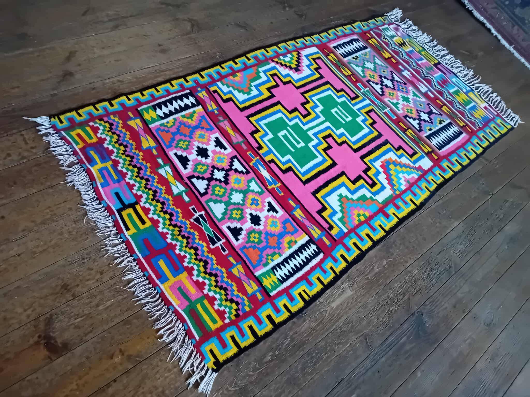 Handmade Algerian Berber Kilim 181x93cm
