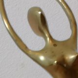 Vintage brass dancers duo