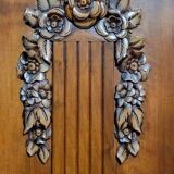 Armoire époque Art Déco en noyer vers 1920-1940