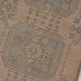Anatolian oushak hallway runner rug