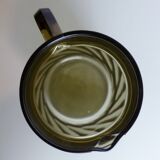 Smoked glass pitcher