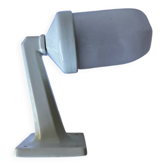 Art Deco porcelain and glass wall lamp