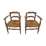 Two Louis-Philippe chairs