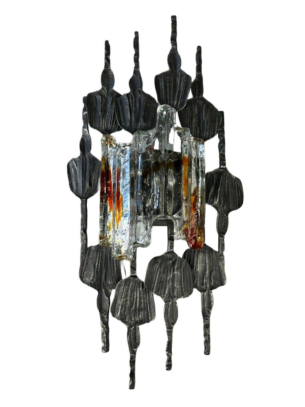 60s 70s Brutalist Wall Lamp Tom Ahlström & Hans Ehrlich Wall Sconce