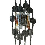 60s 70s Brutalist Wall Lamp Tom Ahlström & Hans Ehrlich Wall Sconce