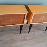 Set of 2 vintage bedside tables