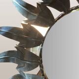 Mid-Century red wall tiles of hierro forjado in floor shape, years 50