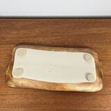 Rectangular dish "La Colombe", 1950/60, Madeleine Brault
