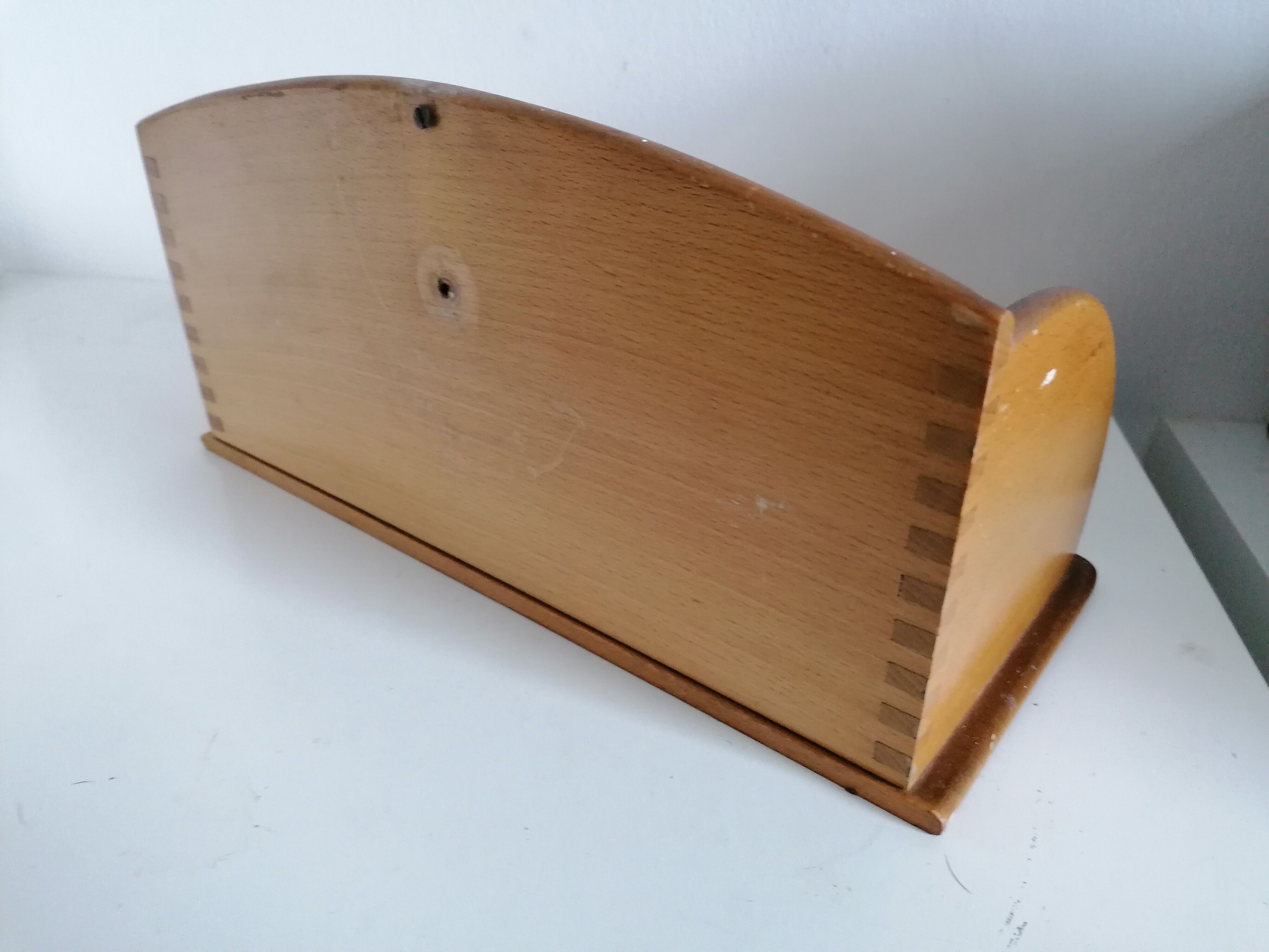 Sorter wood binder mail holder