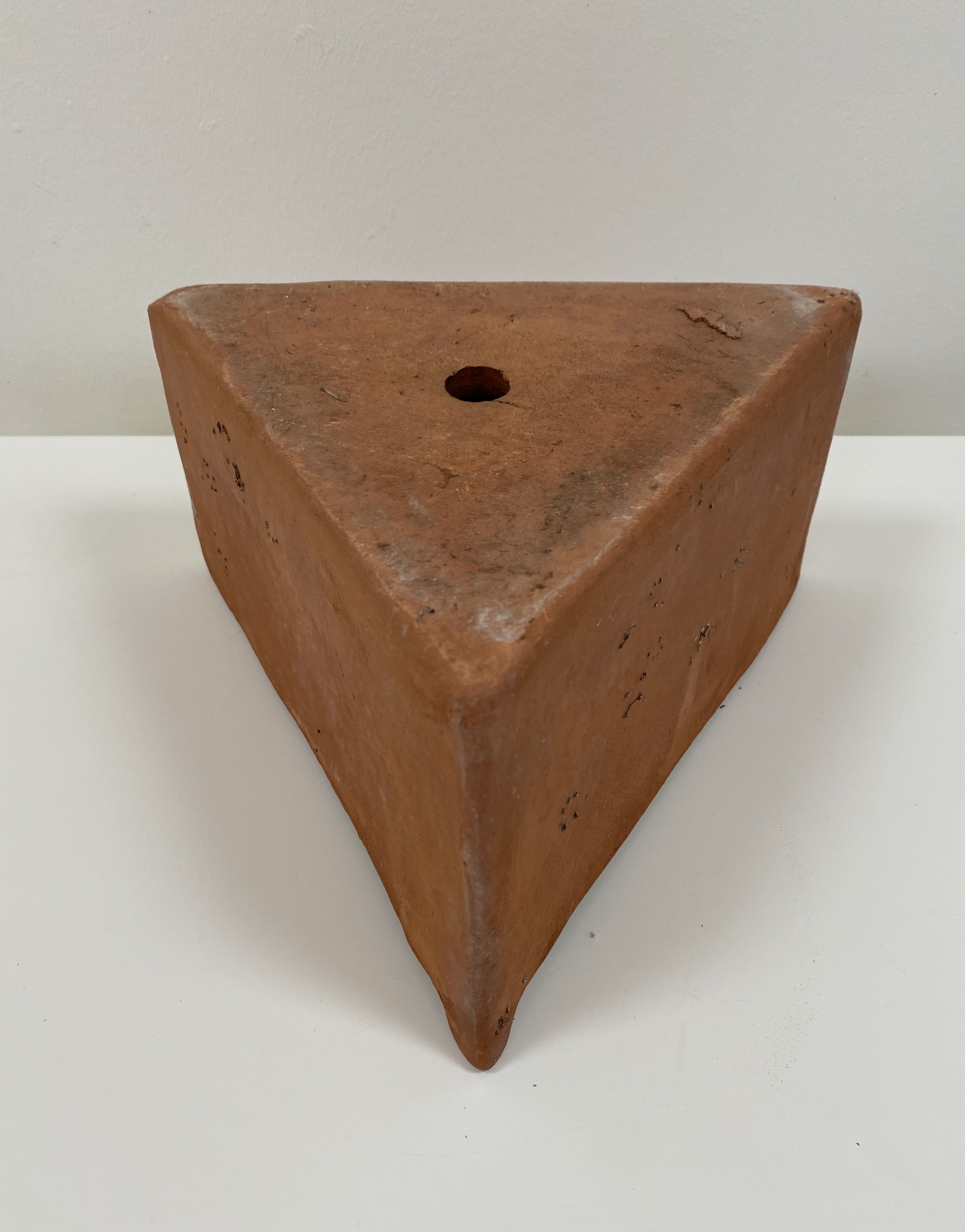Set of 5 triangular pots for terracotta aromatics