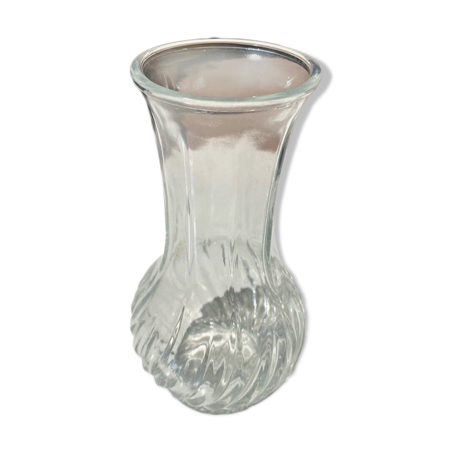 Small transparent vase