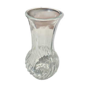 Small transparent vase