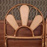 Pair of headboard Rattan and Cannage