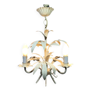 Lustre 3 lumières à - feuilles