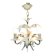 3-Light Leaf Chandelier