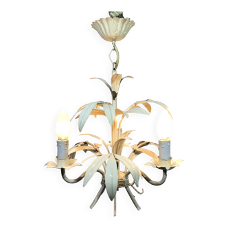 3-Light Leaf Chandelier