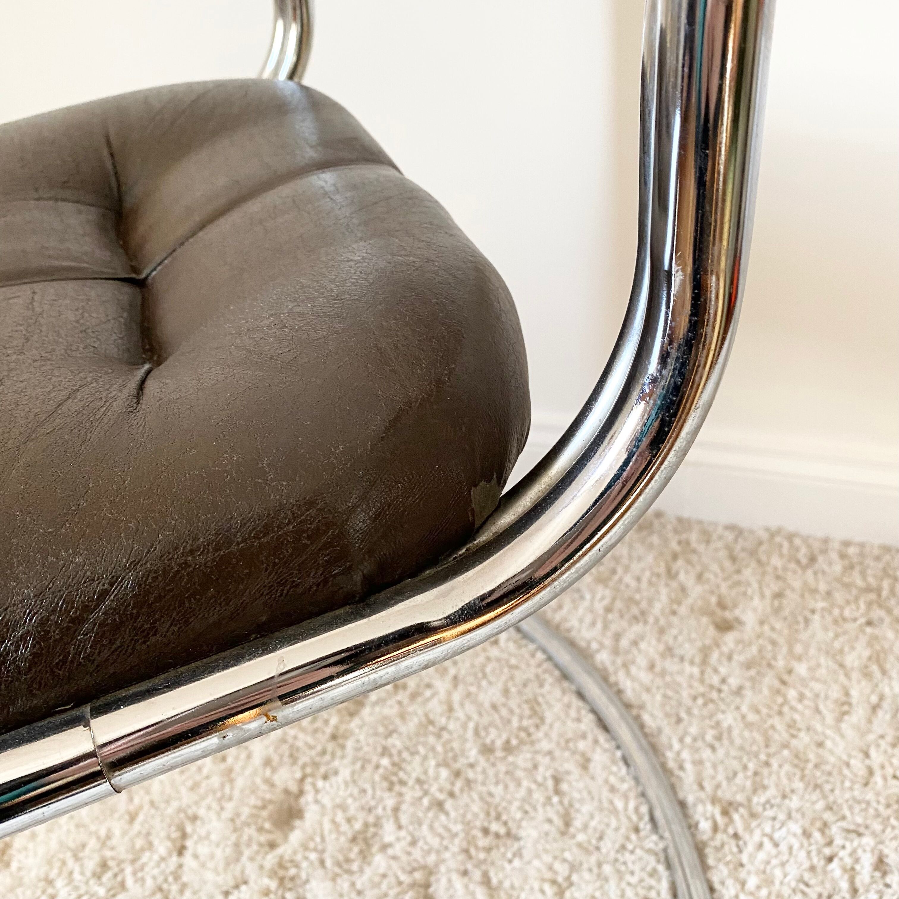 Vintage leather design chair