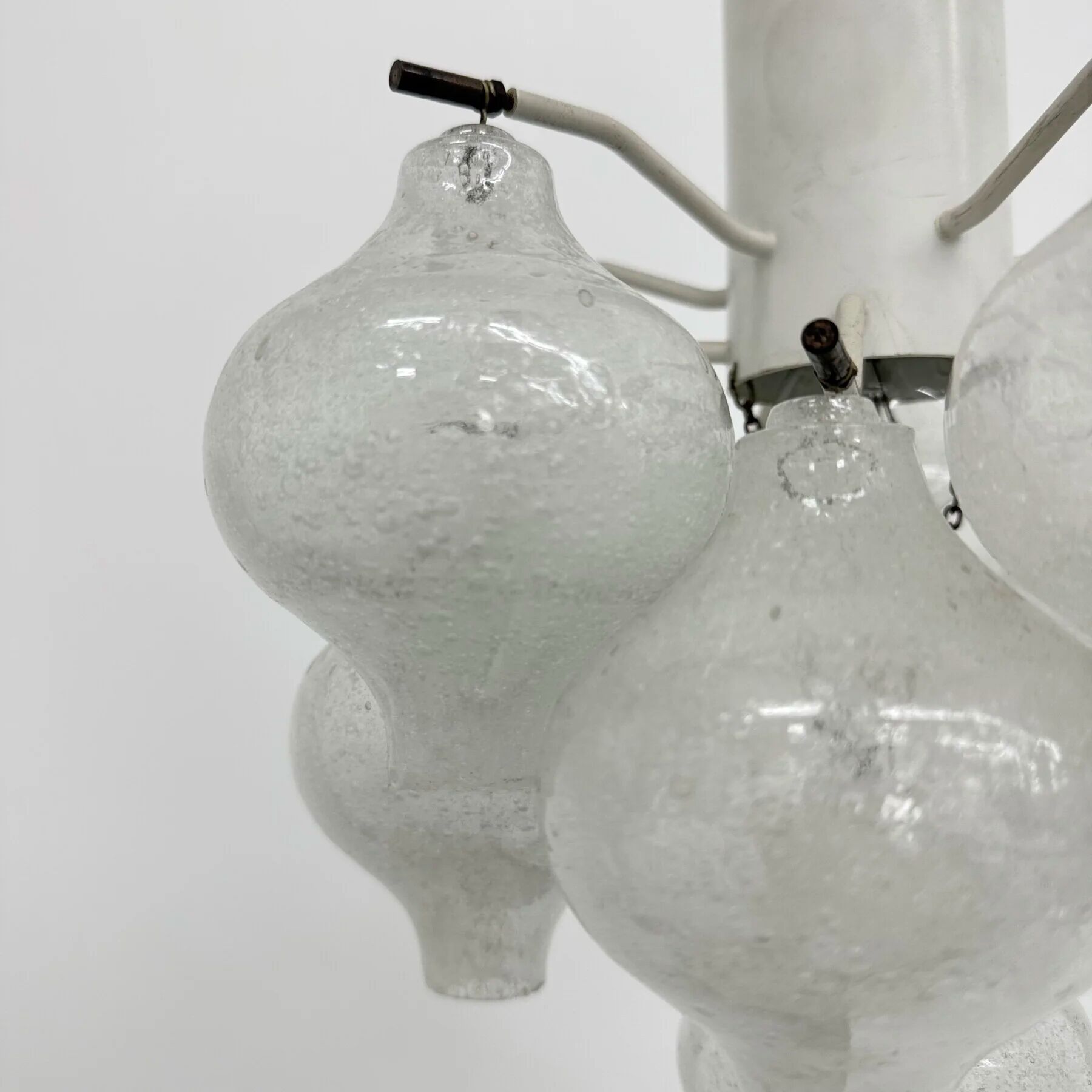Mid-century Tulipan glass flushmount by Kalmar, Austria, 1960s