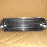 Oval stainless steel fish counter new condition