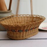 Vintage wicker basket