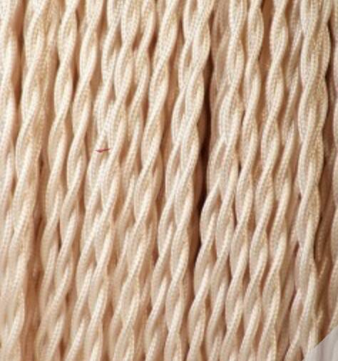 Bottle lamp, 2M braided fabric cable, lampshade