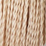 Lampe bonbonne, câble 2M tissu tressé, abat-jour