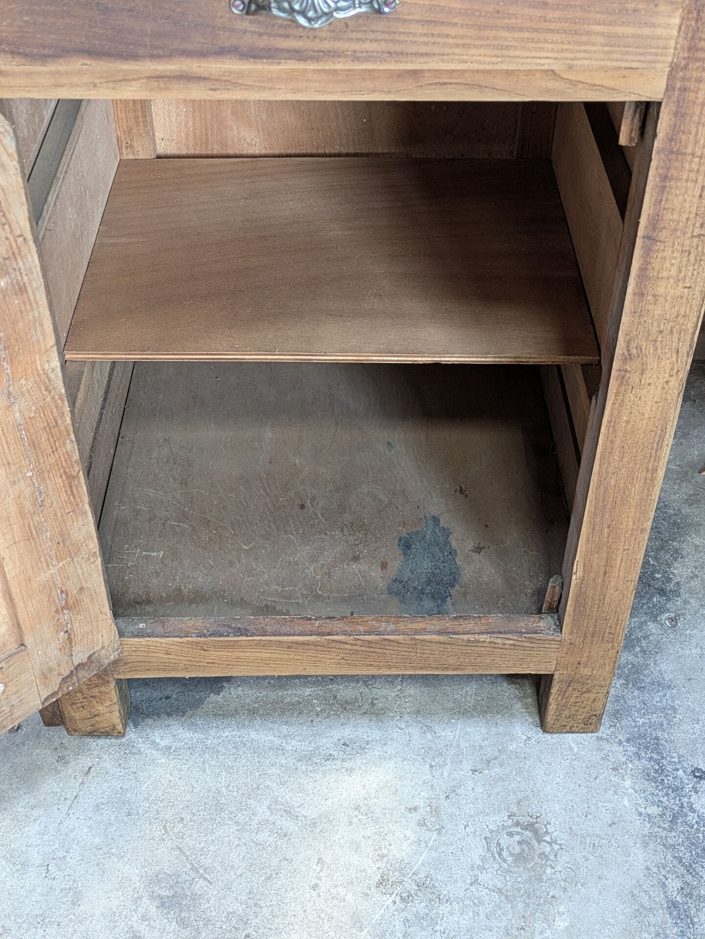 Bureau comptoir ancien
