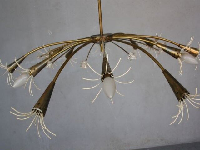 Chandelier 12 light 1960