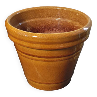 Cache pot moutarde