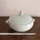 Celadon Ceramic Soup Tureen Vegetable Dish Buddha Art Deco