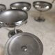 Set of 6 stainless steel cups