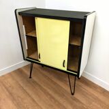 Vintage sideboard in yellow formica