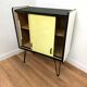 Buffet vintage en formica jaune