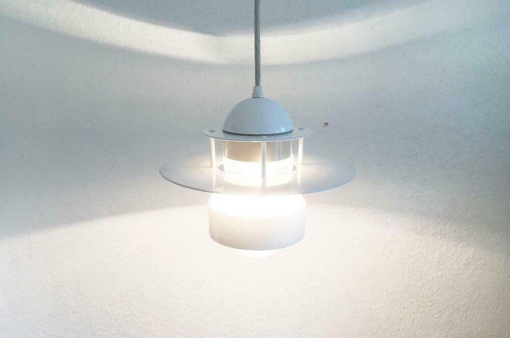 Mid-century Albertslund suspension by Jens Møller Jensen for Louis Poulsen, 1960s.