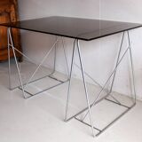 Olivier Mourgue Airborne chrome metal trestles