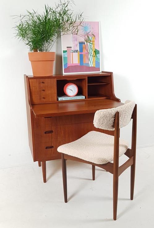 Vintage Danish teak secretary Chatol