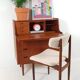 Vintage Danish teak secretary Chatol