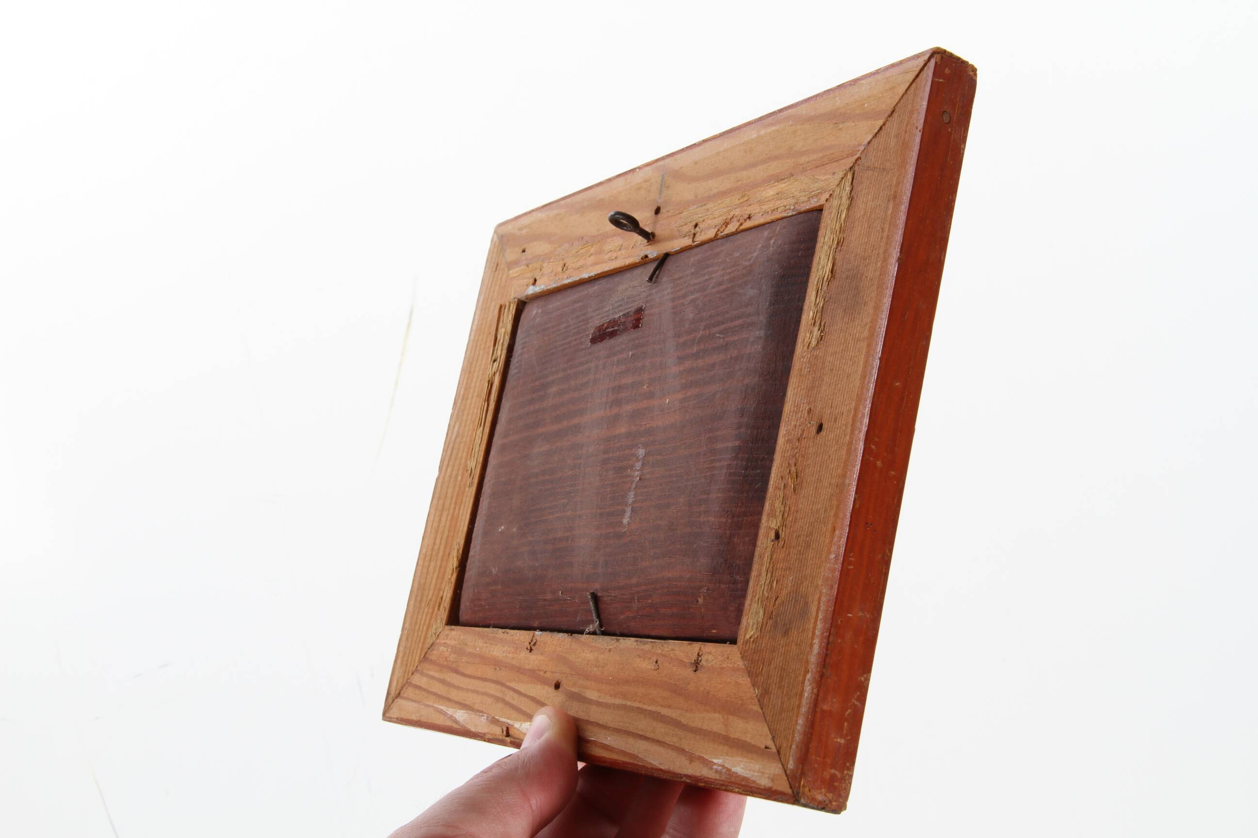 Oil on panel - Mahogany - Marines No. 2