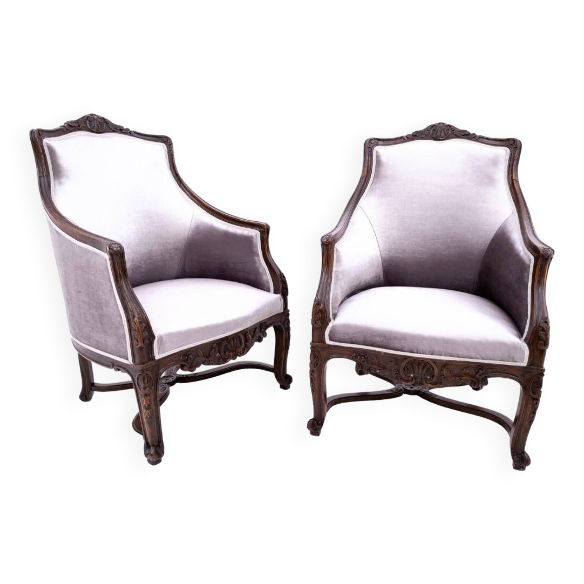 Armchairs, France, circa 1890.