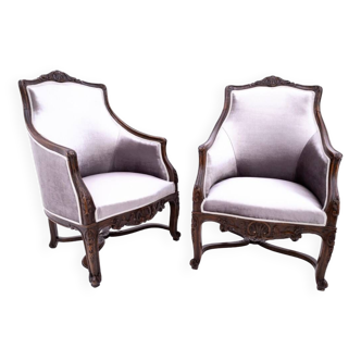 Armchairs, France, circa 1890.