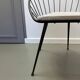 Vintage Corbeil armchair, iron, 1950s.