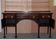 Georgian Irish buffet with brass lion head handles.
