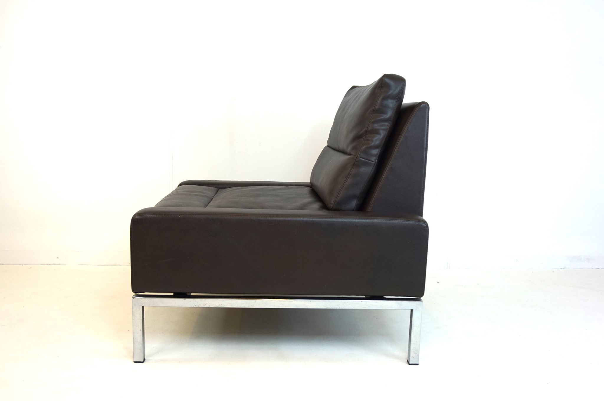 Fauteuil en cuir Wilkhahn Série 800 par Hans Peter Piel