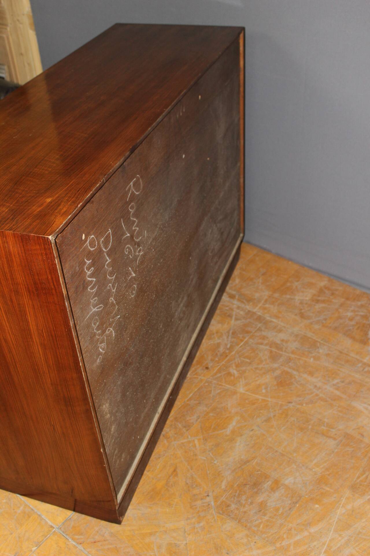 Art Deco period chest of drawers with doors