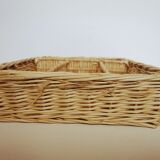 Wicker basket for cutlery