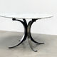 Vintage round marble dining table model T69 by Osvaldo Borsani for Tecno, 1970s
