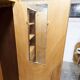 1950s Mid-Century Modern oak wardrobe with 2 doors and 2 drawers.