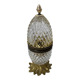 Crystal and brass pineapple lighter