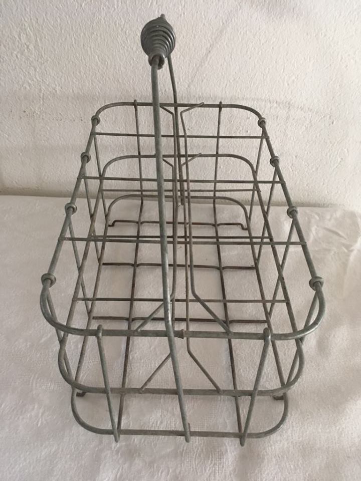 Old bottle rack